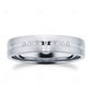 White Gold CVD Diamond Men Wedding Band