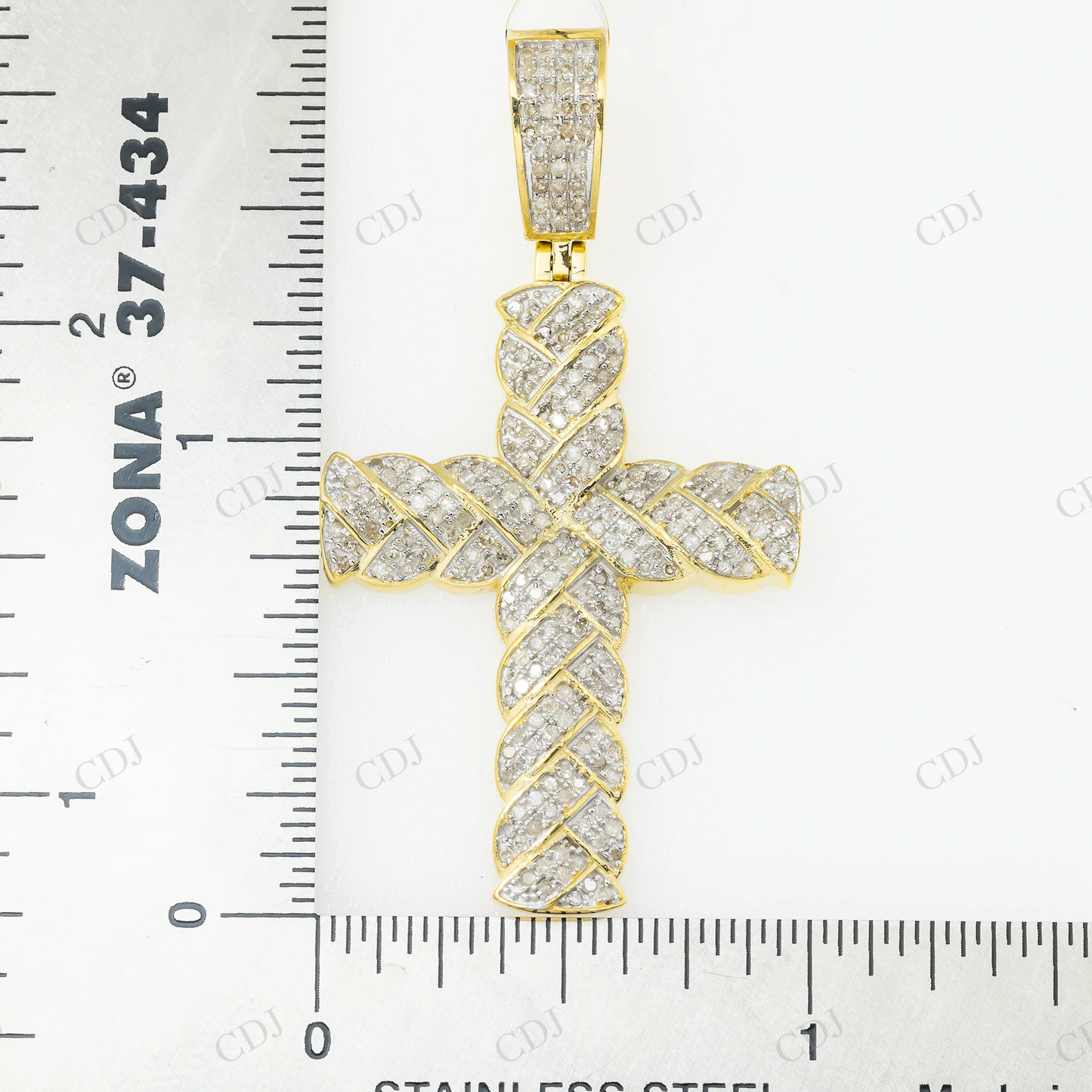 Iced Out 925 Silver Moissanite Cross pendant Hip Hop Pendent customdiamjewel