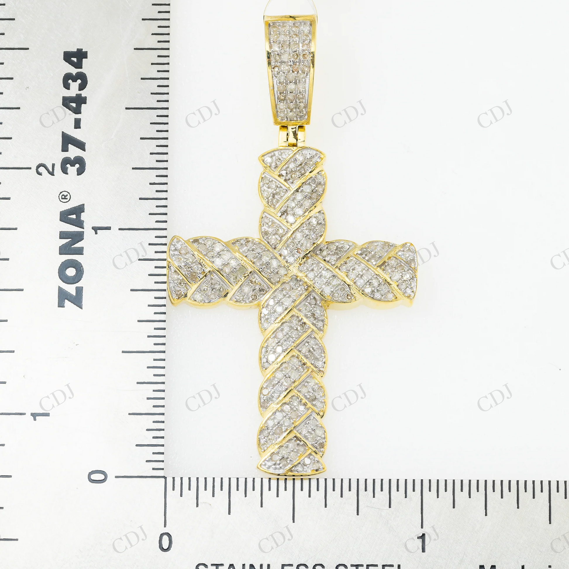 Iced Out 925 Silver Moissanite Cross pendant Hip Hop Pendent customdiamjewel