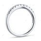 White Gold CVD Diamond Handmade Wedding Band