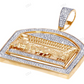 Last Supper Yellow Gold CVD Diamond Hip Hop Pendant hip hop jewelry CustomDiamJewel