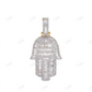 Iced Out 925 Silver Moissanite Hamsa Pendant Hip Hop Pendent customdiamjewel