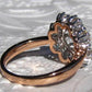 10K Rose Gold 2.13 CTW Lab-Grown Diamond Halo Engagement Ring