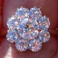 10K Rose Gold 2.13 CTW Lab-Grown Diamond Halo Engagement Ring