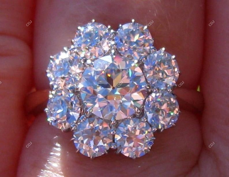 10K Rose Gold 2.13 CTW Lab-Grown Diamond Halo Engagement Ring