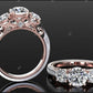 14K Rose Gold 1.30 CTW Lab-Grown Milgrain Engagement Ring