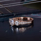 14K Rose Gold 1.30 CTW Lab-Grown Milgrain Engagement Ring