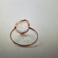 10k Yellow Gold Lab-Grown Diamond Bezel Set Engagement Ring