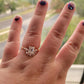 0.50 CTW 10k Rose Gold U Shape Wedding Band
