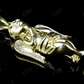 925 Sterling Silver Moissanite Praying Angel Pendant Hip Hop Pendent CustomDiamJewel