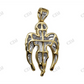 Sterling Silver Moissanite Flying Angel Diamond Pendant Hip Hop Pendent CustomDiamJewel