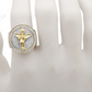 Two Tone VVS Moissanite Angel Real Diamond Ring Hip Hop Ring CustomDiamJewel