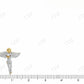 925 VVS Moissanite Genuine Diamond Iced Angel Pendant Hip Hop Pendent CustomDiamJewel