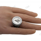 925 VVS Moissanite Genuine Diamond 3D Angel Ring Hip Hop Ring CustomDiamJewel