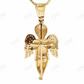 925 VVS Moissanite Praying Angel Wing Pendant Hip Hop Pendent CustomDiamJewel