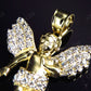 VVS Moissanite Simulated Diamond Angelic Charm Pendant Hip Hop Pendent CustomDiamJewel