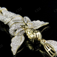 925 Sterling Silver Moissanite Iced Out Angel Pendant Hip Hop Pendent CustomDiamJewel