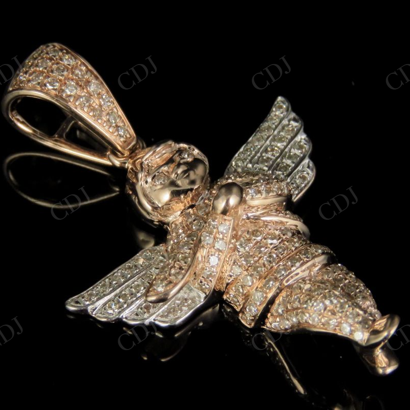 925 VVS Moissanite Angel Cherub Diamond Pendant Hip Hop Pendent CustomDiamJewel