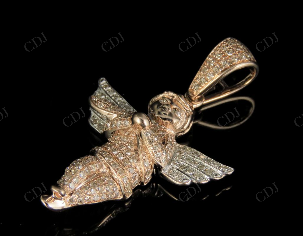 925 VVS Moissanite Angel Cherub Diamond Pendant Hip Hop Pendent CustomDiamJewel