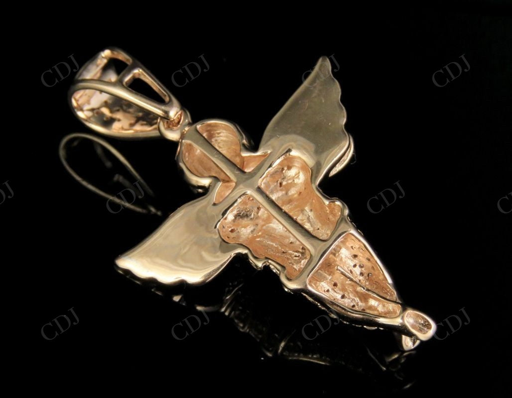 925 VVS Moissanite Angel Cherub Diamond Pendant Hip Hop Pendent CustomDiamJewel