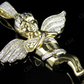 925 VVS Moissanite Praying Hands Angel Diamond Pendant Charm Hip Hop Pendent CustomDiamJewel