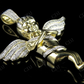 925 VVS Moissanite Praying Hands Angel Diamond Pendant Charm Hip Hop Pendent CustomDiamJewel