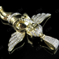 925 VVS Moissanite Praying Hands Angel Diamond Pendant Charm Hip Hop Pendent CustomDiamJewel
