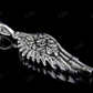 Sterling Silver Moissanite Angel Wing Diamond Pendant Charm Hip Hop Pendent CustomDiamJewel