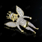925 VVS Moissanite Angel Cherub Iced Pendant Hip Hop Pendent CustomDiamJewel