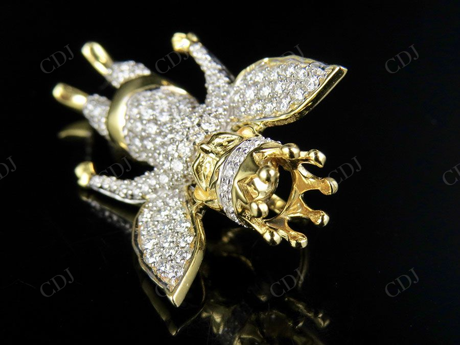925 VVS Moissanite Angel Cherub Iced Pendant Hip Hop Pendent CustomDiamJewel