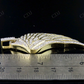 Sterling Silver Moissanite Single Angel Wing Diamond Pendant Charm Hip Hop Pendent CustomDiamJewel