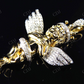 0.45 CTW VVS Moissanite Crowned Angel Pendant Hip Hop Pendent CustomDiamJewel