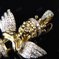 0.45 CTW VVS Moissanite Crowned Angel Pendant Hip Hop Pendent CustomDiamJewel