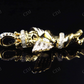 0.45 CTW VVS Moissanite Crowned Angel Pendant Hip Hop Pendent CustomDiamJewel