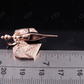 925 Sterling Silver Moissanite Real Diamond Angel Pendant Hip Hop Pendent CustomDiamJewel