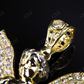 925 Sterling Silver Moissanite Simulated Diamond Angel Pendant Hip Hop Pendent CustomDiamJewel