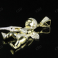 0.92 CTW 925 Sterling Silver Moissanite Angel Men's Charm Pendant Hip Hop Pendent CustomDiamJewel
