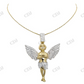 925 Sterling Silver Moissanite Praying Hands Angel Diamond Pendant Hip Hop Pendent CustomDiamJewel