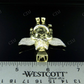 Sterling Silver Moissanite Devil Angel Diamond Pendant Charm Hip Hop Pendent CustomDiamJewel