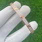 18K Gold Rose White Cartier Bracelet hip hop jewelry CustomDiamJewel   