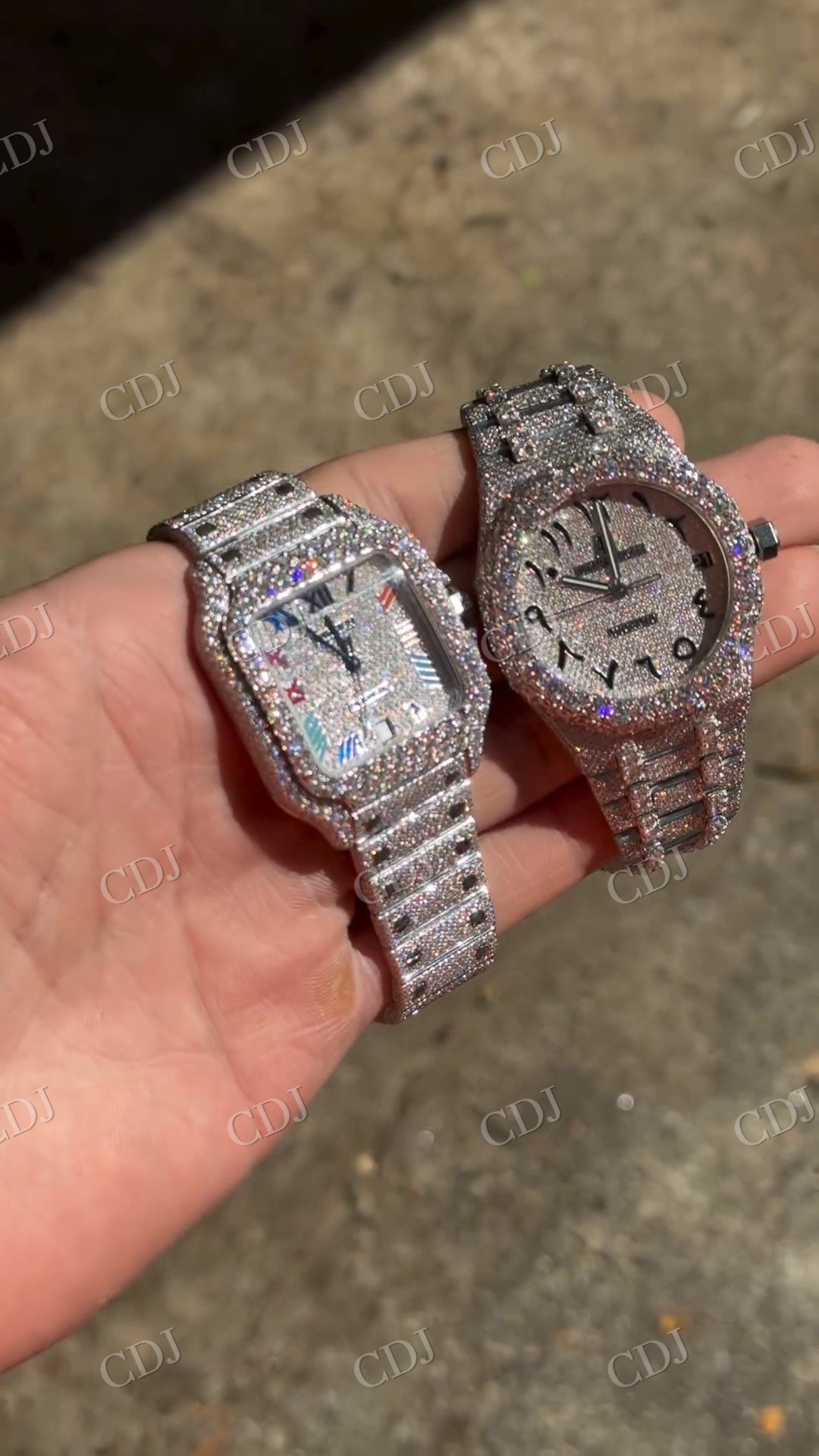 VVS Moissanite Hip Hop Men Watch hip hop jewelry customdiamjewel