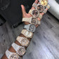 Classic 41mm Full Iced Out Date Just Hip Hop Diamond Watch For Men customdiamjewel
