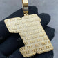 Customized Iced Out Hip Hop Sterling Silver Moissanite Diamond Pendant  customdiamjewel   