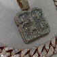 Hip Hop Sterling Silver Gold Plated Cuban Chain Moissanite  customdiamjewel   