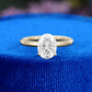 S925 Oval Cut Lab Grown Diamond Ring