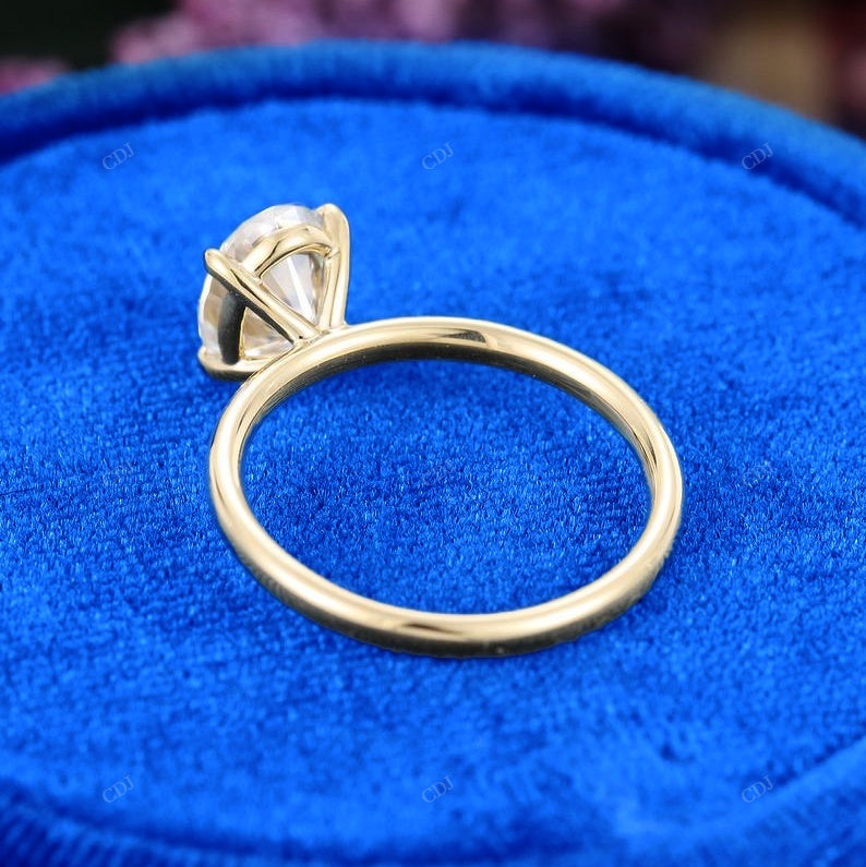 S925 Oval Cut Lab Grown Diamond Ring