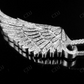 Sterling Silver Moissanite Single Angel Wing Diamond Pendant Charm Hip Hop Pendent CustomDiamJewel