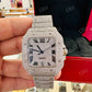 Cartier Santos Wrist Watch For Men customdiamjewel