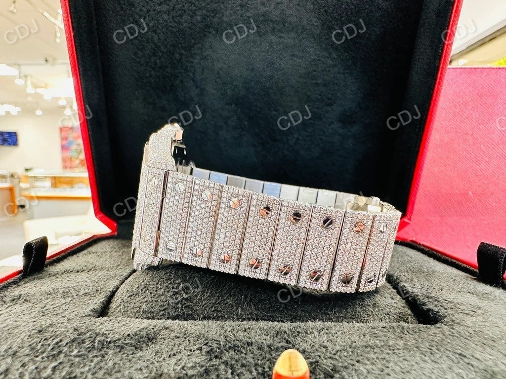 Cartier Santos Wrist Watch For Men customdiamjewel