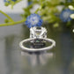 Asscher Lab-Grown Diamond Pavé Ring